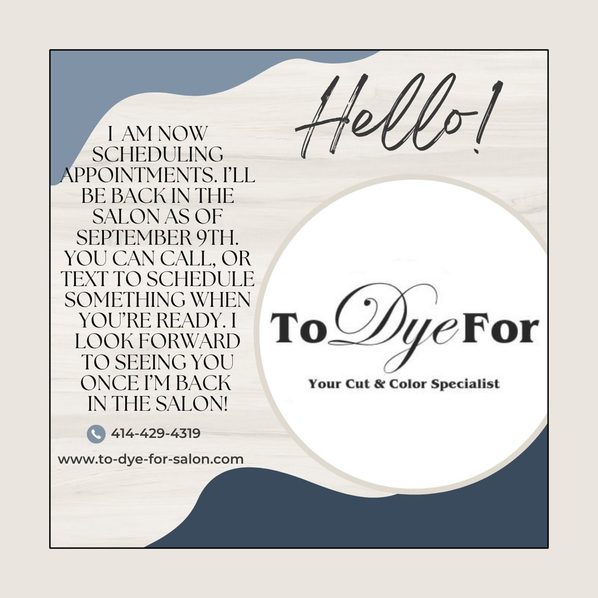 To Dye For Hair Salon - Milwaukee and Waukesha